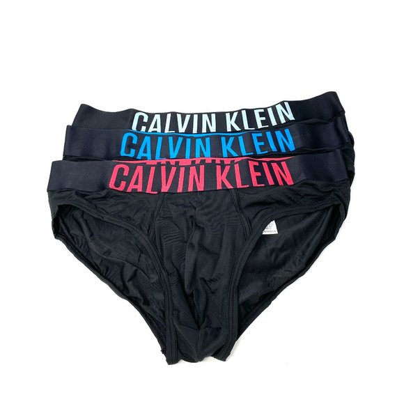 Calvin Klein Other - Calvin Klein 3 Hip Brief Microfiber Black Logo Men